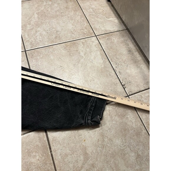 Levis Vintage Jacket Large Black Type 3 Denim 70427 Flannel Lined 1990s Rare - Picture 8 of 8